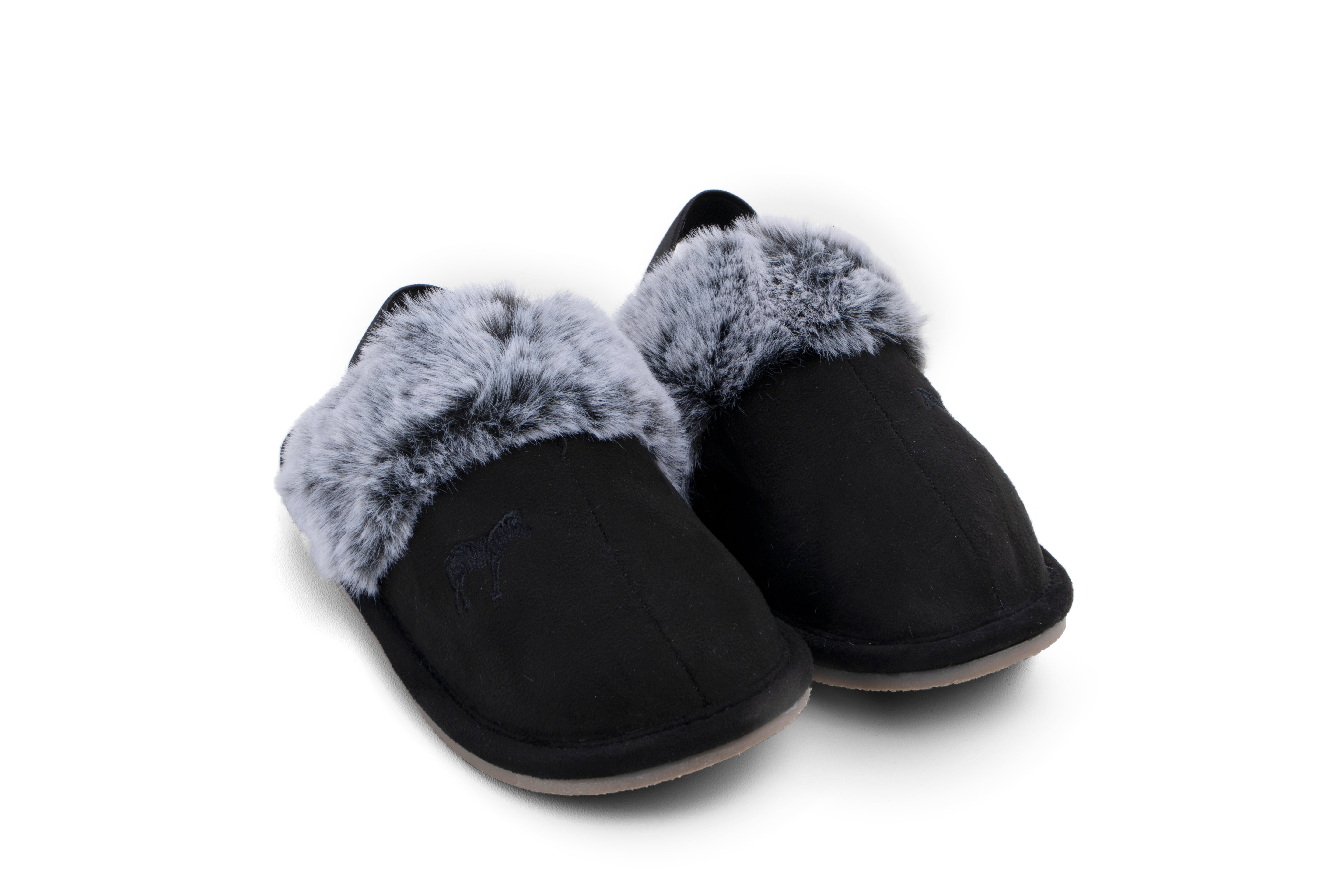 Plush Slippers - Hard Sole with Elastic - Zeebrakids