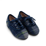 Wool Plaid Lace Up - Hard Sole - Zeebrakids