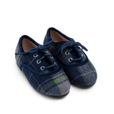Wool Plaid Lace Up - Hard Sole - Zeebrakids