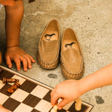 Platinum Moccasin - Hard Sole